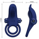 Pretty Love - Bronson Anello Doppio Con Vibrazione Blu