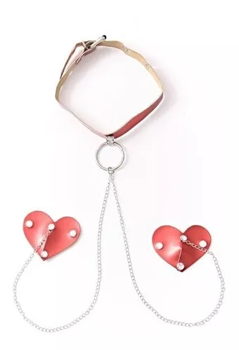 Pezonera Chocker Corazon