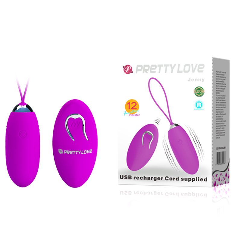[BI-014362W-9] JENNY - Huevito Vibrador con Control Recargable
