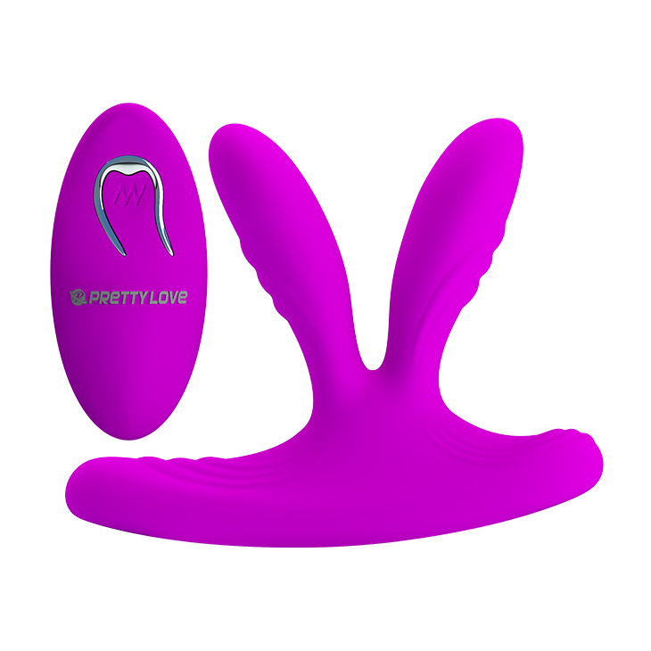 [BI-014477W] Vibrador Anal y Vaginal con Control