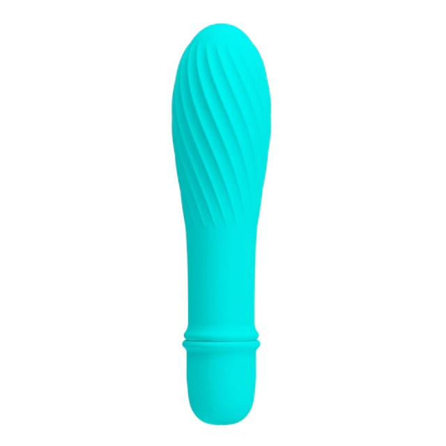 [BI-014503-3] Solomon Turquesa - Vibrador Texturado 10 Funciones
