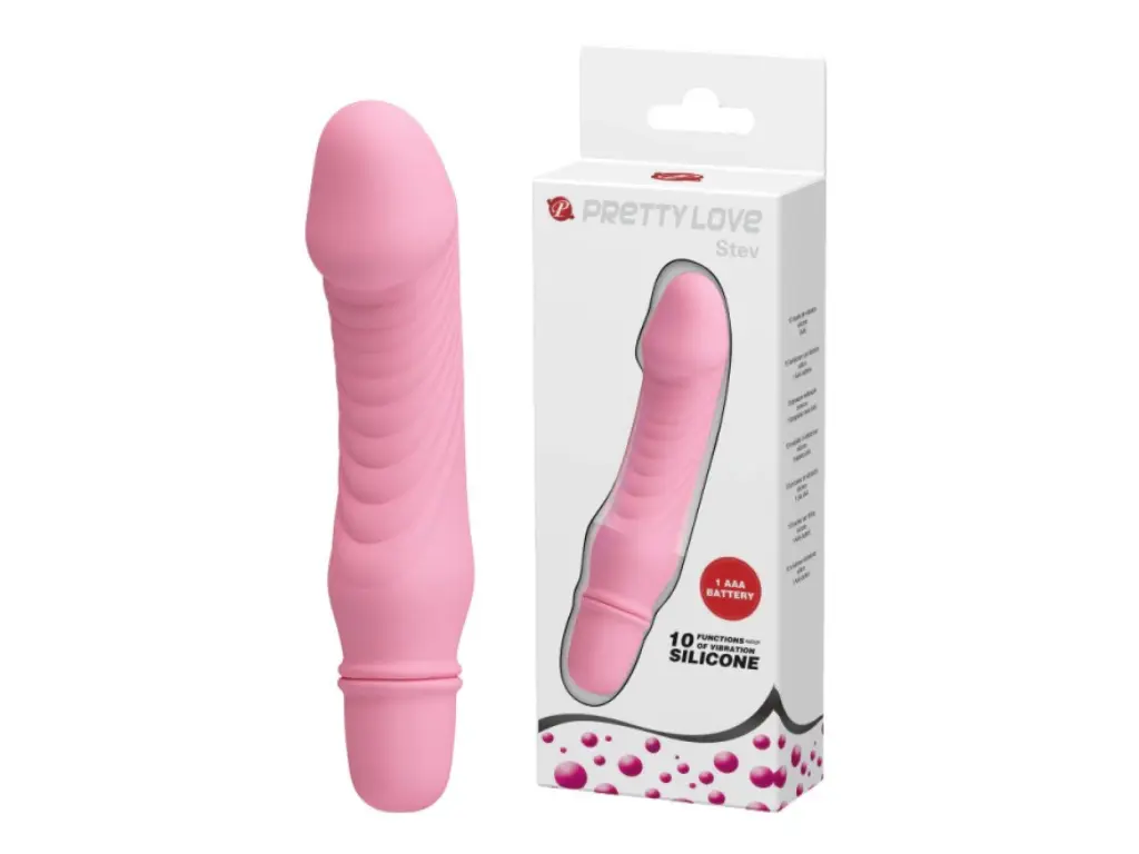 [BI-014510-1] Stev Rosa - Vibrador Texturado