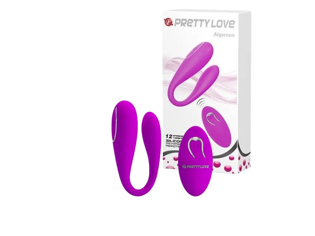 [BI-014582W] Vibrador Algernon Para Parejas Recargable Control Remoto