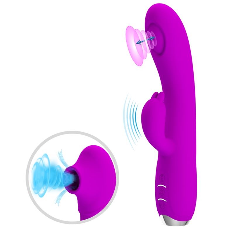 VIBRADOR REGINA SUCCIONADOR CLITORIS 15 FUNCIONES USB RECARGABLE SILICONA