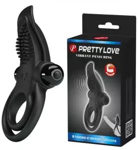 [BI-210203] Anillo Vibrador Doble Silicona Bronson