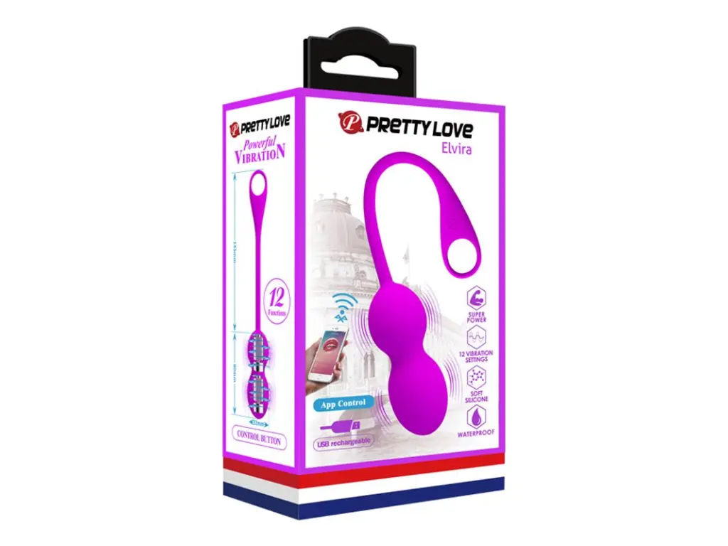 [BI-210212HP] Bolas Kegel BLUETOOTH USB RECARGABLES 12 FUNCIONES