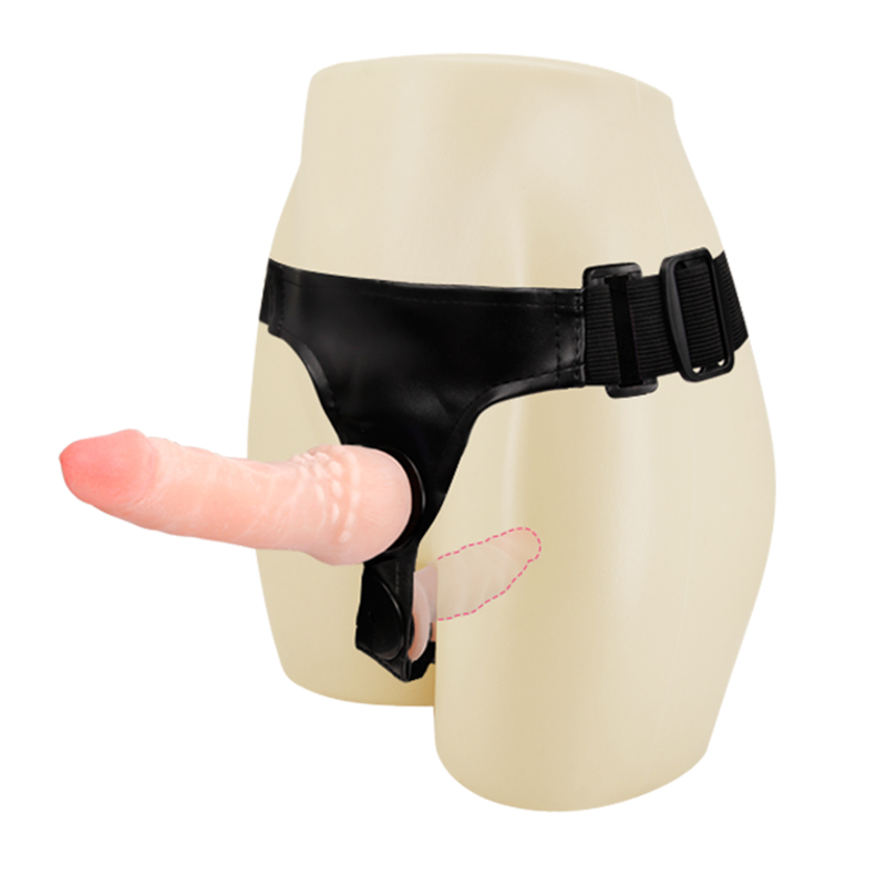 FAMALE HARNESS ULTRA - Doble dildo 16,5cm/10,5cm J-7-8-9