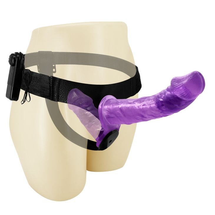 Dual Penis Strap On Double Dong Vibrat. J-151-152