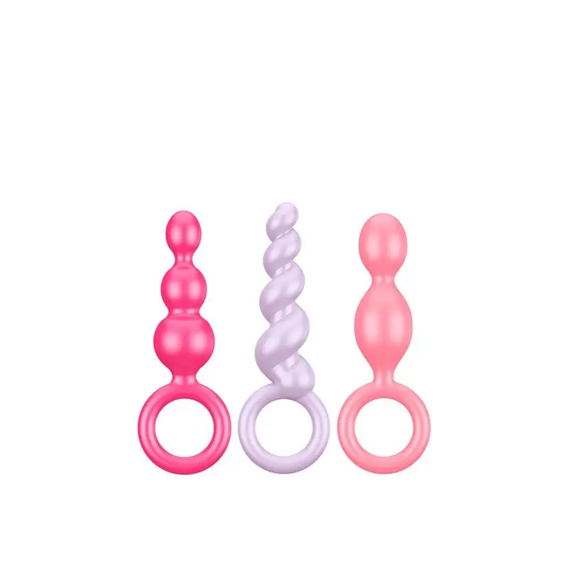 [EE73-775-0118] Booty Call Plugs Colors x3 by Satisfyer