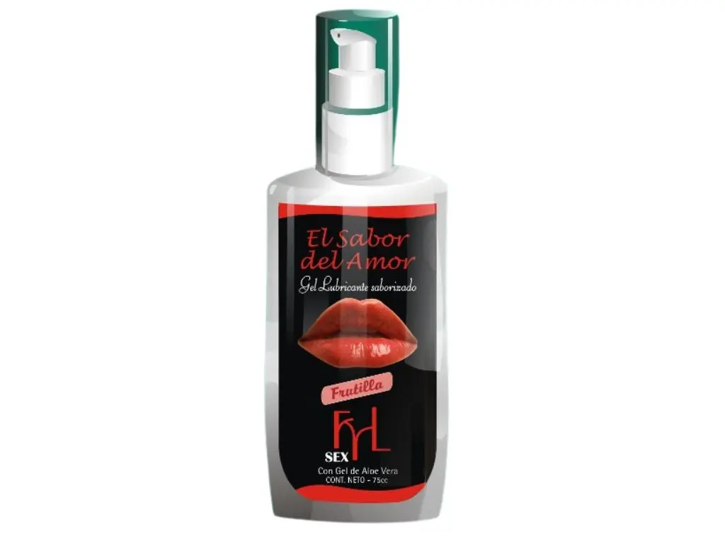 Gel Sabor del Amor Frutilla. 75cc. FyL