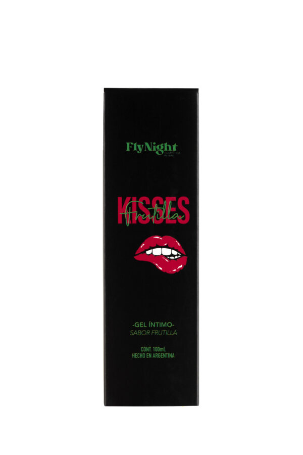 [FN-C1042] Kisses Strawberry 100 cc Gel Intimo. Fly Night