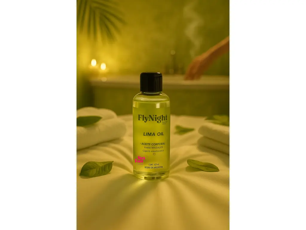 Aceite Masaje Saborizado Lima 100 cc. Fly Night