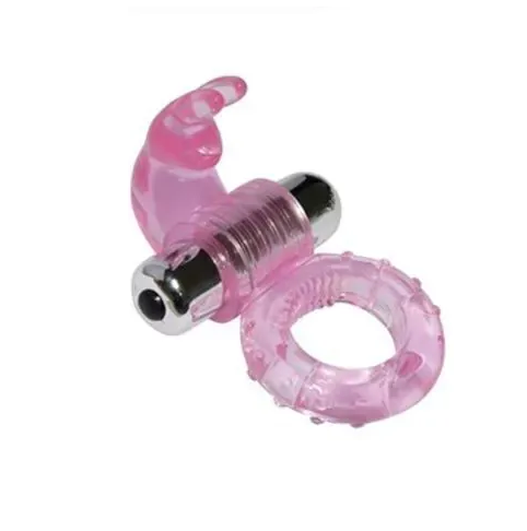 [FT-5E007] Anillo Vibrador Conejito Rosa