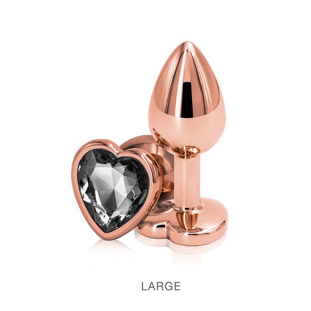 [FT-MGJ53-L] Plug Anal Metal Rosa Large