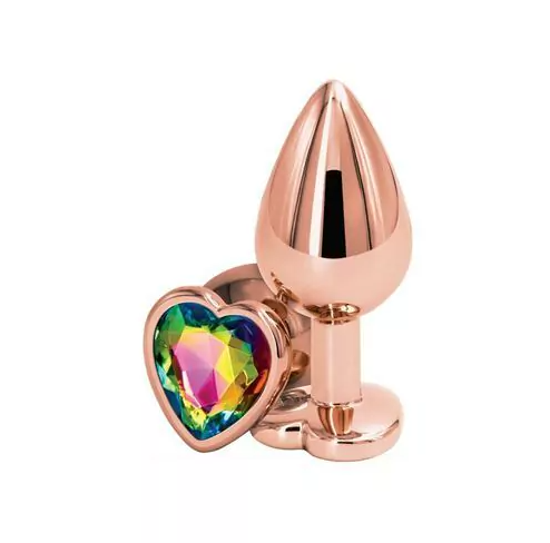 Plug Anal Metal Rosa Medium