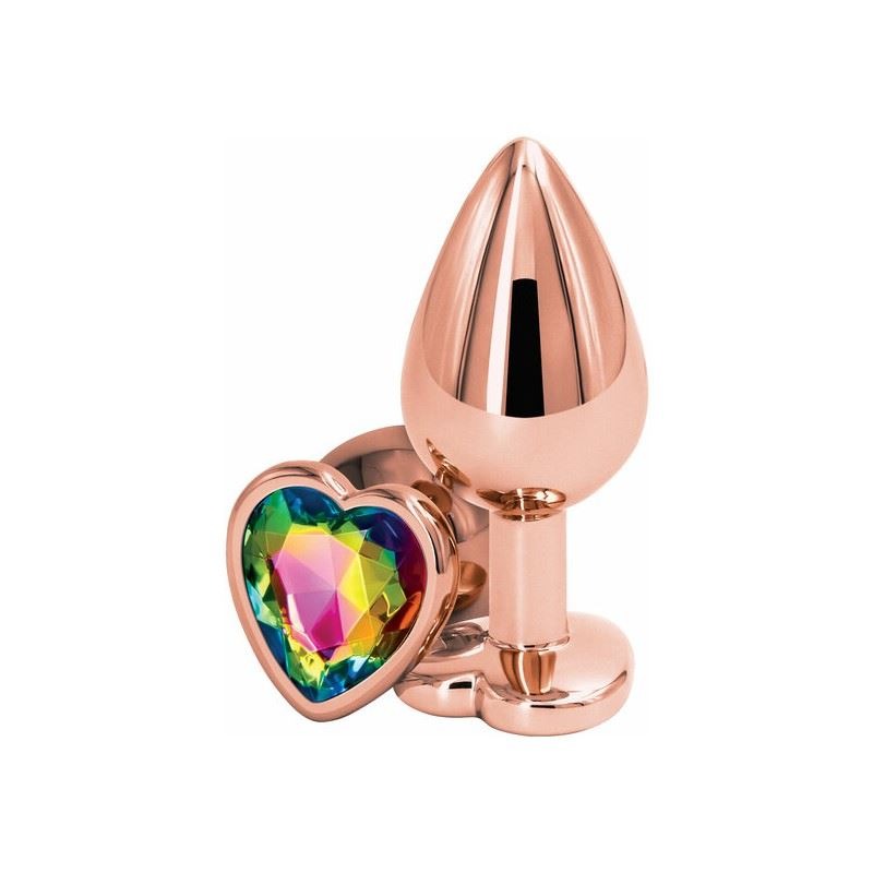[FT-MGJ53-S] Plug Anal Metal Rosa Small