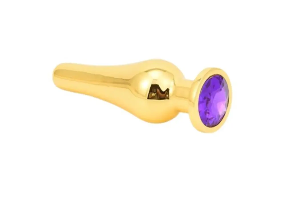 Plug Anal Metal Dorado Small Pinito