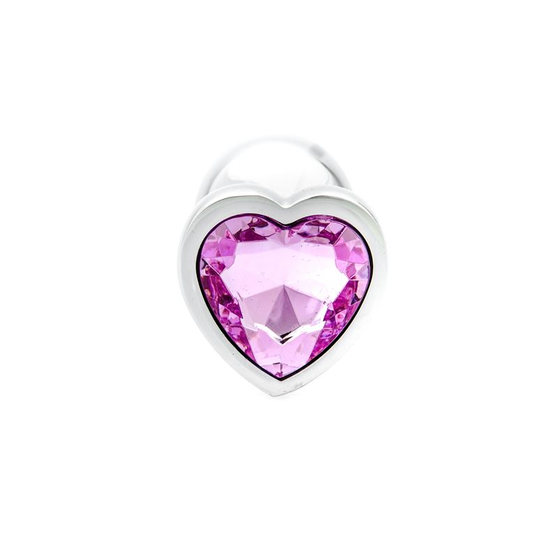 Plug Anal Metalico Corazon Medium