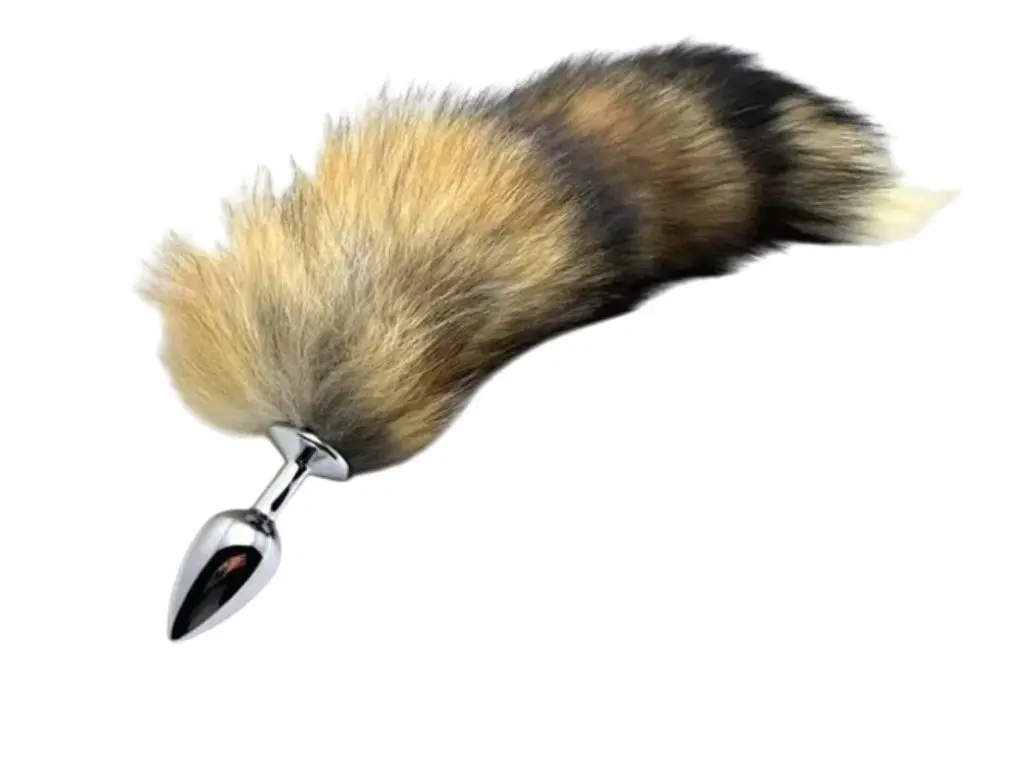Plug Anal Metal Cola Zorrito