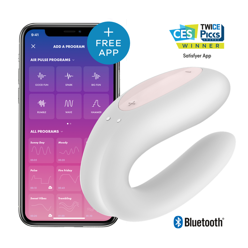 [J2008-16-2] Satisfyer Double Joy White