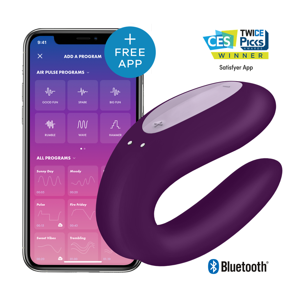 Satisfyer Double Joy Violet