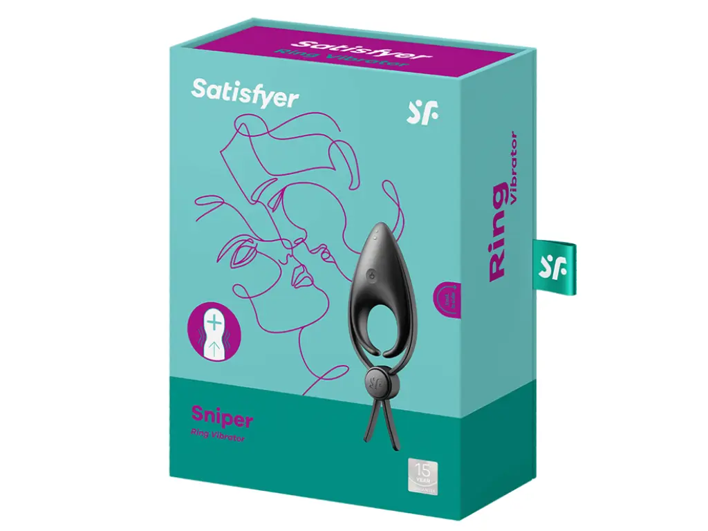 [J4018386] Sniper - Anillo Vibrador Regulable - Satisfyer