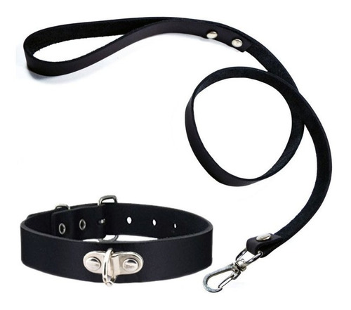 Collar Cuero 4cm Correa Cuero