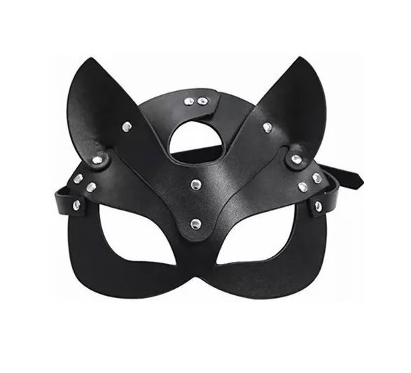 [KS-35501] Mascara Gatita Charol Simil Cuero