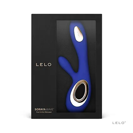 [LE-13] Lelo Soraya Wave Azul - Vibrador Rabbit