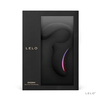 [LE-20] Lelo Enigma Negro - Vibrador con Succionador