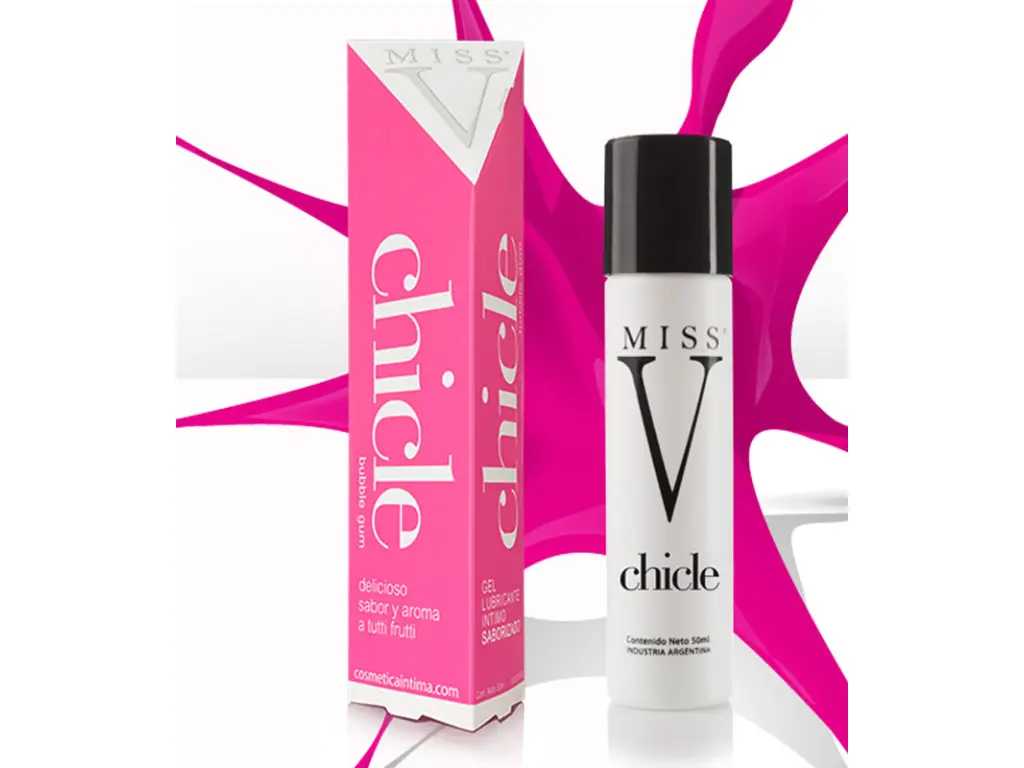 Miss V Chicle - Lubricante Saborizado