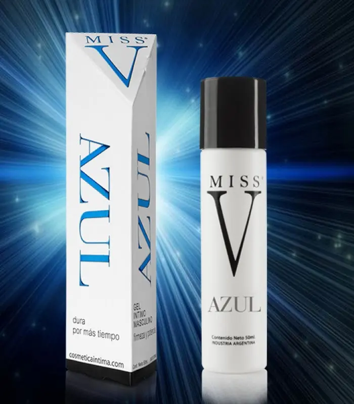 Miss V Azul - Gel Tonificador Masculino