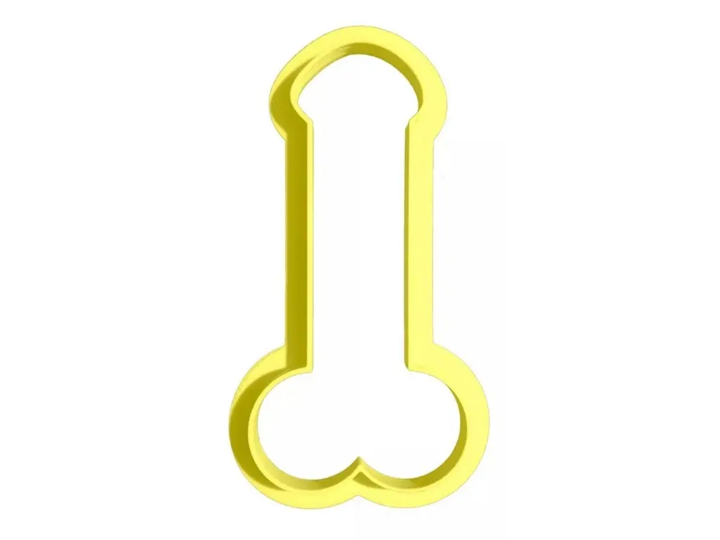 Molde Pene para Galletitas