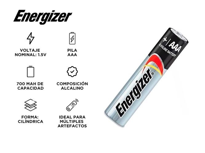 [P09-1] Pilas Energizer Max AAA x Unid.