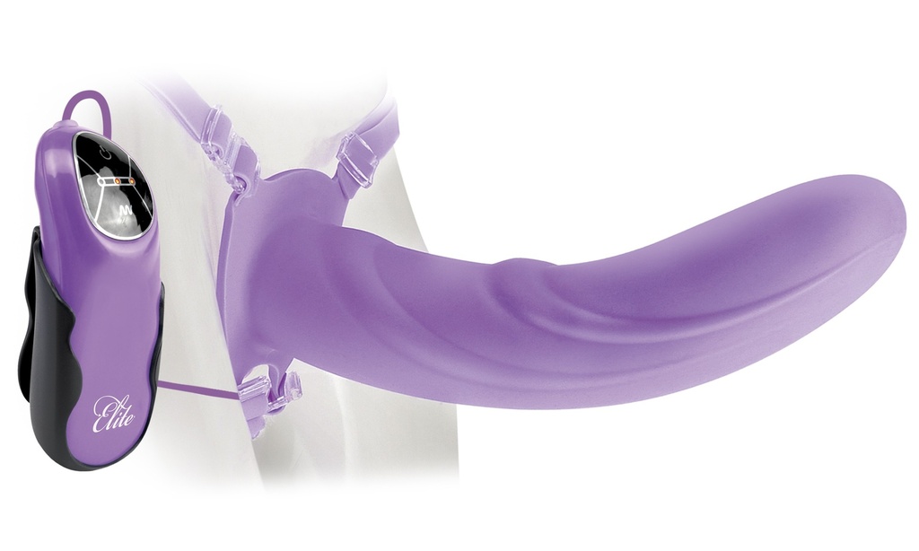 [PD4531-12] Vibrating 8 Hollow Strap-On - Fetish Fantasy Elite