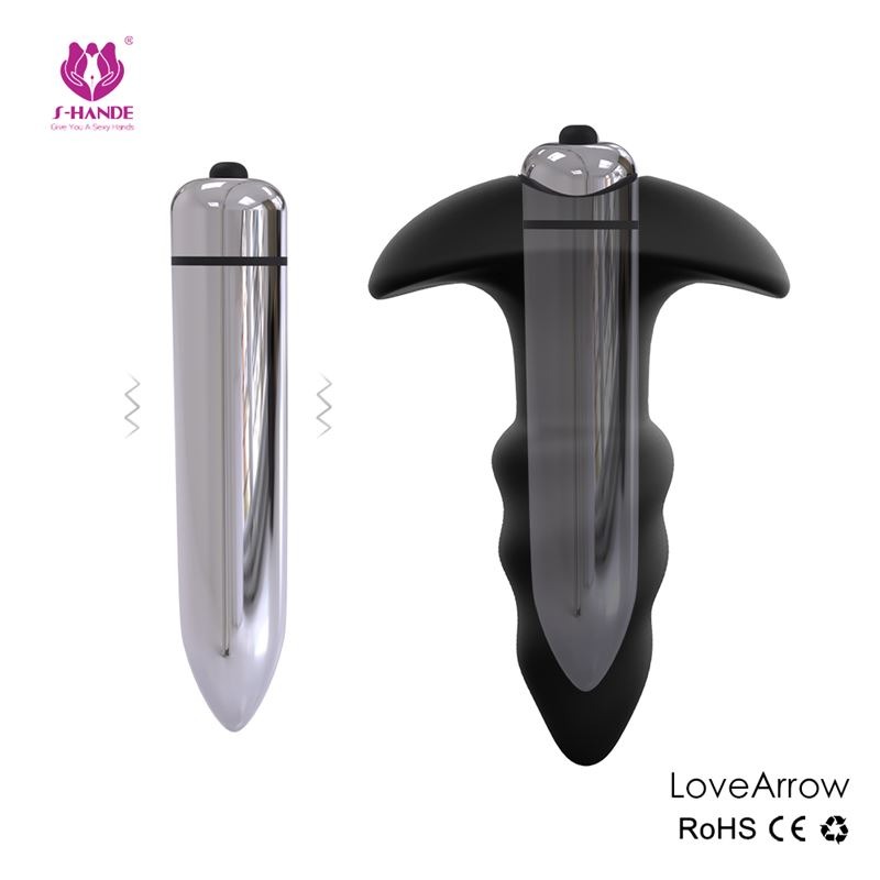 [SHD-S013] VIBRADOR PLUG ANAL LOVE ARROW - 10CM X 7CM X 3CM