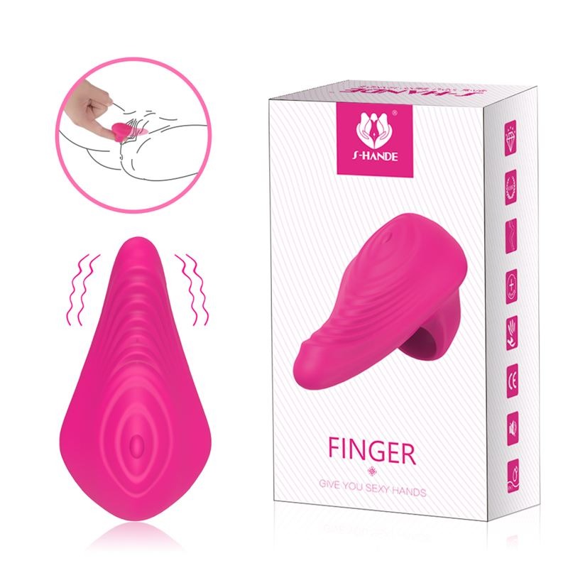 [SHD-S056] VIBRADOR FINGER DEDO - 7CM X 4CM - SILICONA