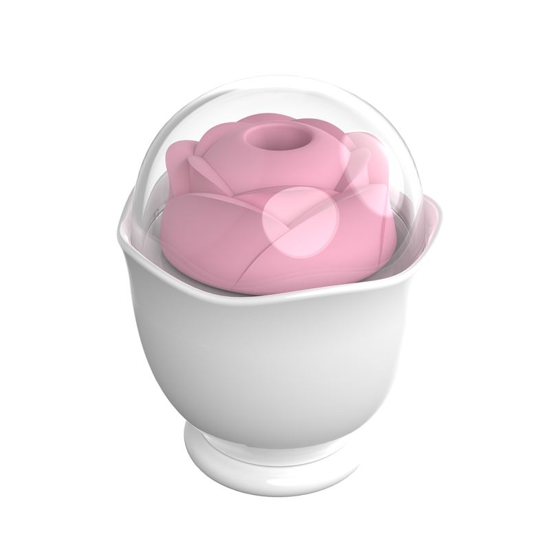 [SHD-S372] Succionador Rosa Romantic con Luces y Base