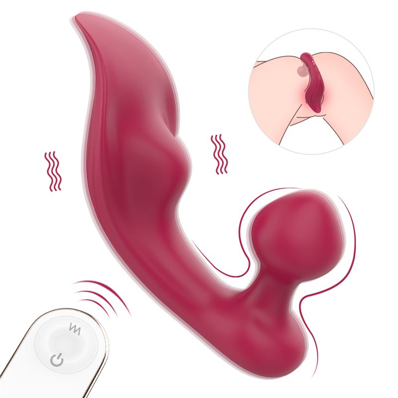 [SHD-S404-2] VIBRADOR TANGA CLITORIS ANAL RECARGABLE CON CONTROL REMOTO