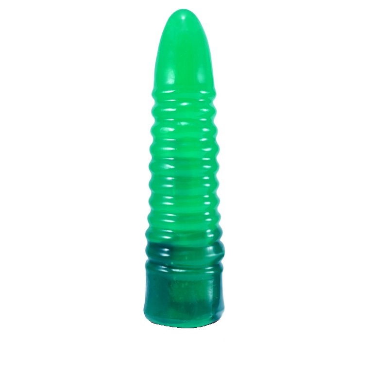 [SM-0071-2] Saturno Macizo Verde - 16cm