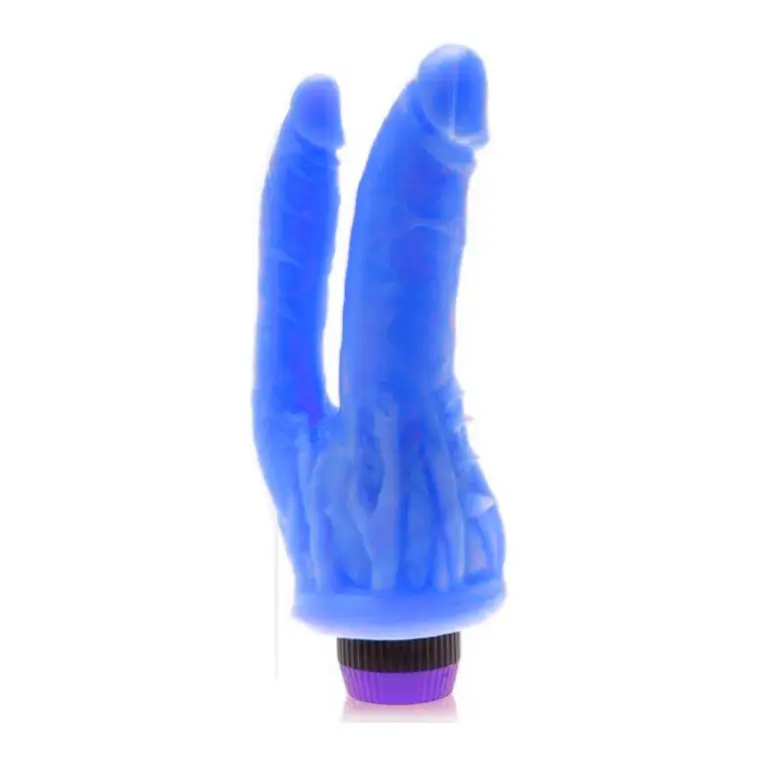 Doble Hot Vibro Azul