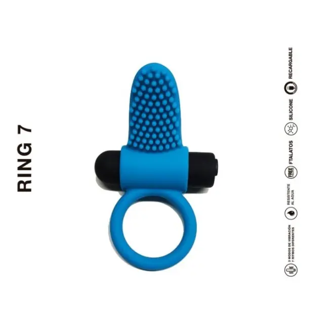 [ST-19018] Anillo Vibrador - Ring 7 Recargable