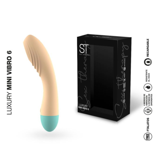 Luxury Mini Vibro 6 con Pulsaciones - Recargable
