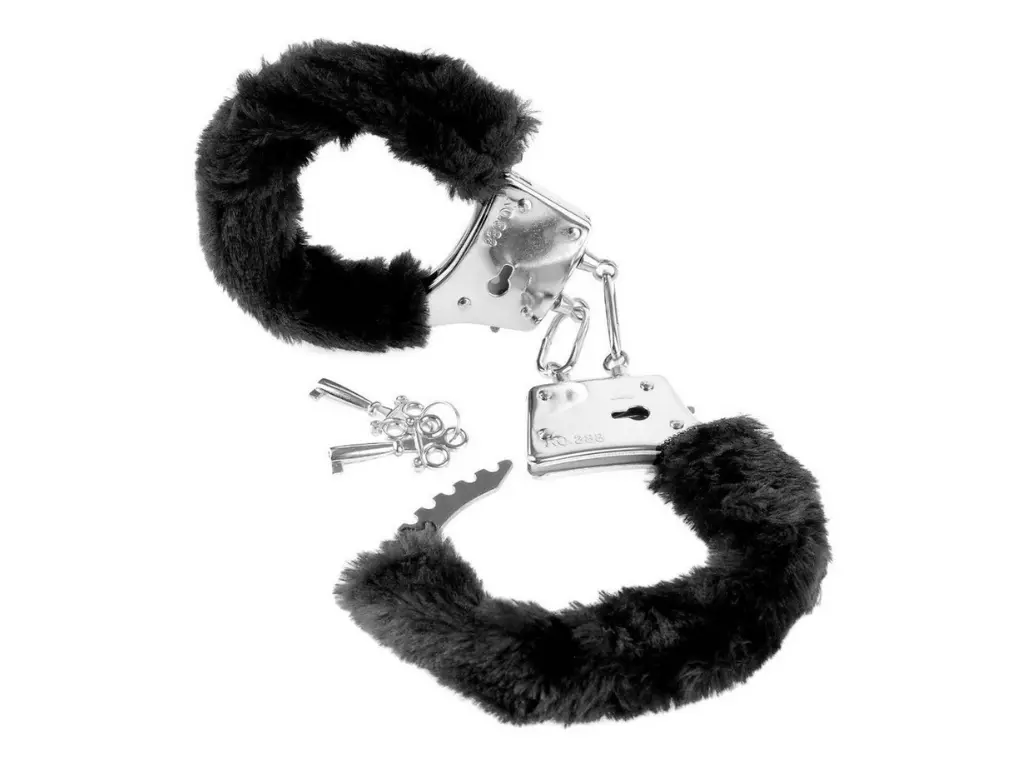 [ST-252410053] FURRY CUFFS - Esposas Metalicas con Felpa