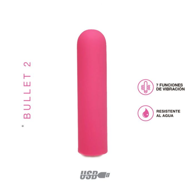 Vibrador clitoriano Bullet 2 fucsia