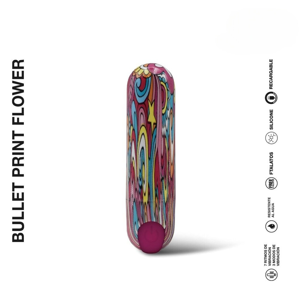 [ST-BU-0060-FLOWER] Bullet Print Flower - Recargable