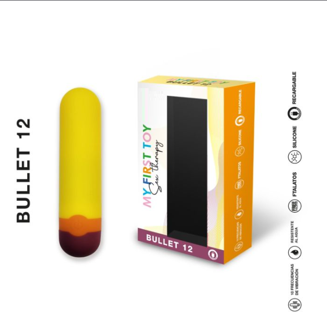 Bullet 12 - Bala Vibradora Amarilla USB
