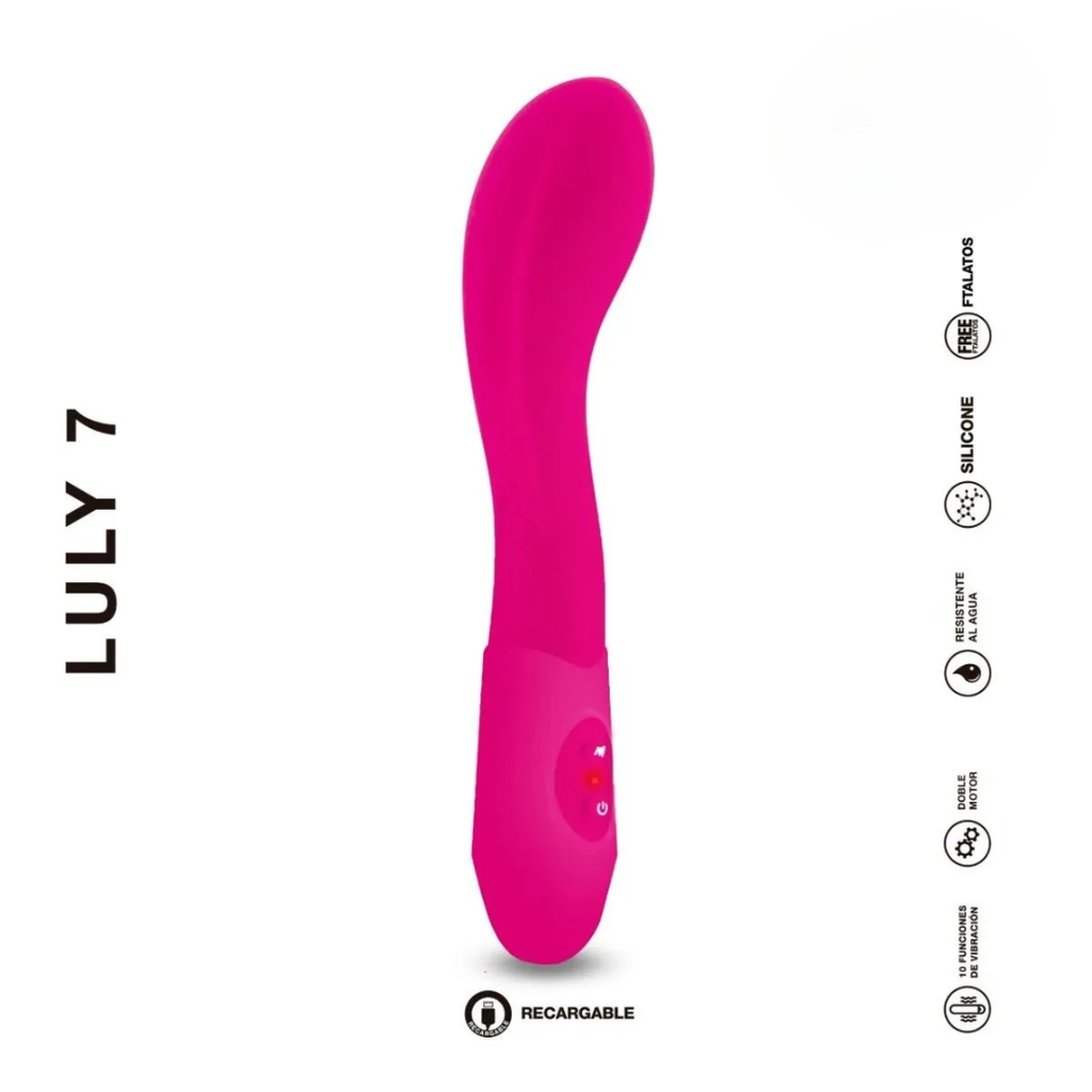 [ST-LA-201865] Luly 7 - Vibrador Punto G Fucsia