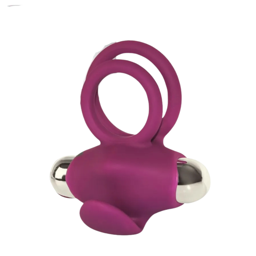 [ST-LY62A02-006] Anillo Doble - Dual Cock Violeta