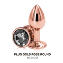 Plug Rose Gold Black - M